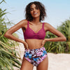 Dianne Cute Pin-Up High-waisted Bikini Set